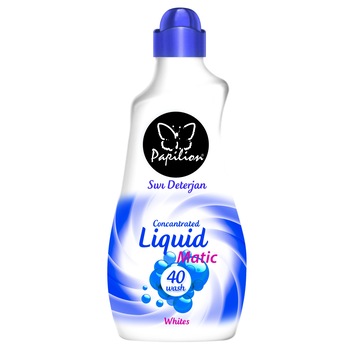 Detergent Lichid Rufe Concentrat Papilion Liquid Matic, 1500 ml Detergent Lichid Rufe Concentrat Papilion Liquid Matic, 1500 ml
