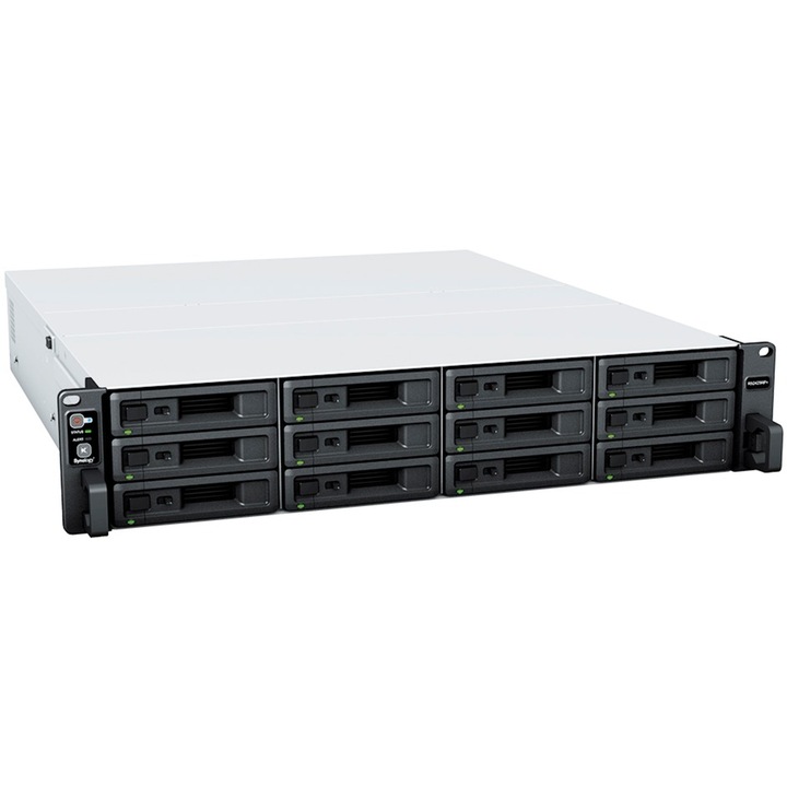 Сървър RackStation RS2423RP+, AMD RyzenTM V1780B, 64 бита, 4 GB DDR4 ECC, 12 слота, 2x PSU