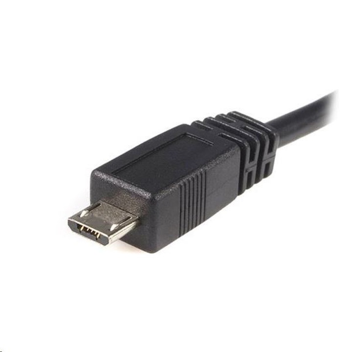 Data кабел StarTech, USB/Micro USB, Черен