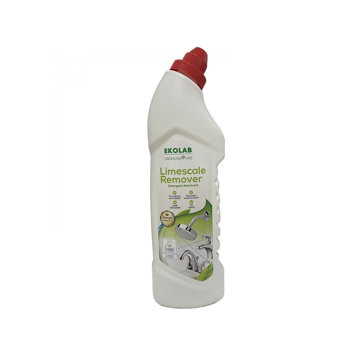 Препарат за премахване на котлен камък, Ekolab Green Nature Limescale Remover, бутилка 750 ml