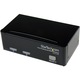 Switch, Startech, Switch KVM 2 PC USB (SV231USBGB), Negru