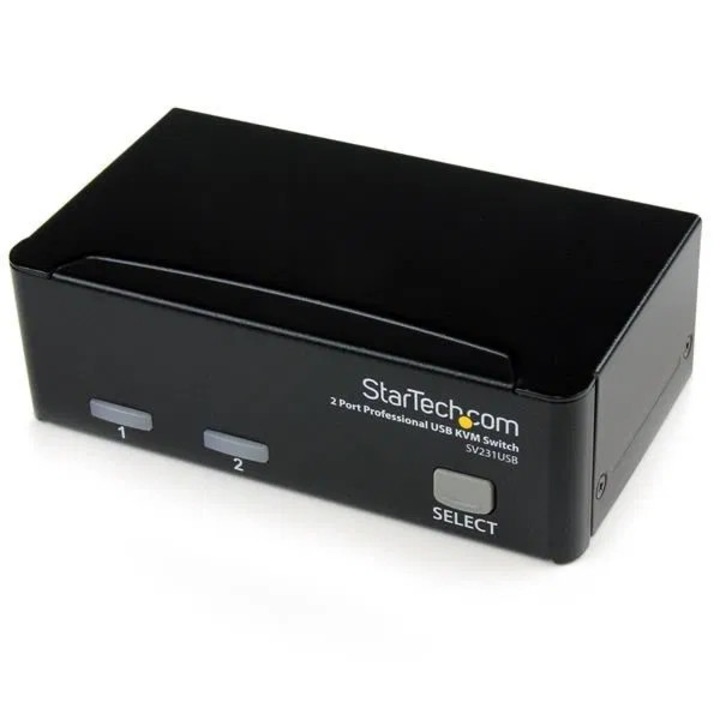 Startech.com KVM Switch 2PC USB (SV231USBGB) (SV231USBGB)