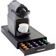 Suport 50 capsule de cafea, Bukate, 41x26.5x7.3, Compatibil cu Nespresso, Tchibo, etc, Negru, Metal