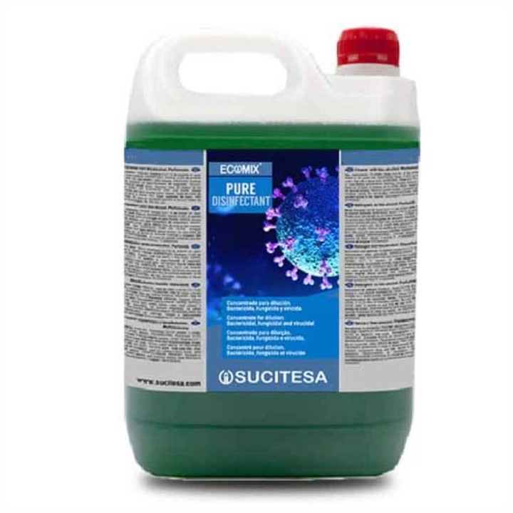 Suticesa Дезинфекционен препарат за всички повърхности Ecomix Pure Disinfect, 5 L