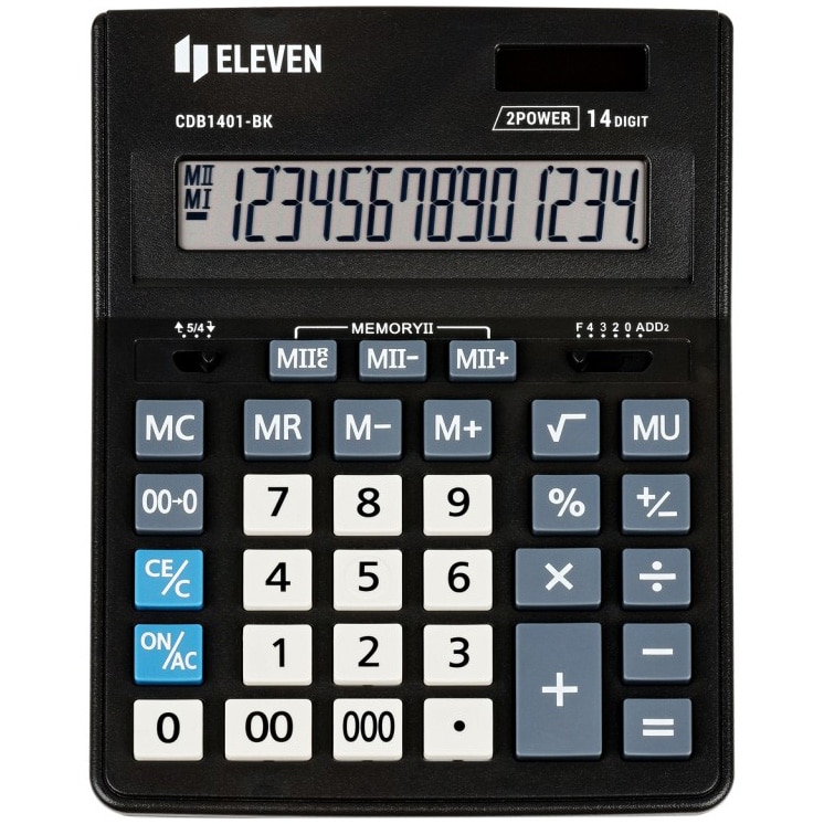 Calculator de birou Eleven, CDB1401BK, 14 digiti eMAG.ro
