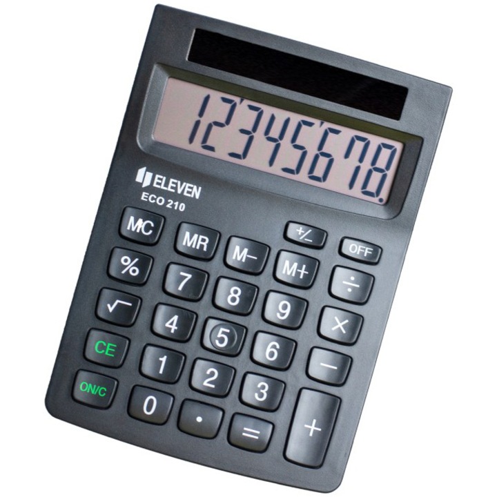 Calculator de birou Eleven, ECO 210, 8 digiti