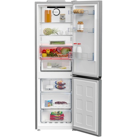 Хладилник с фризер Beko B3RCNA364HXB1, 316 l, No Frost, HarvestFresh, AeroFlow, Kitchen Fit, Everfresh+, Class E, 187 cm