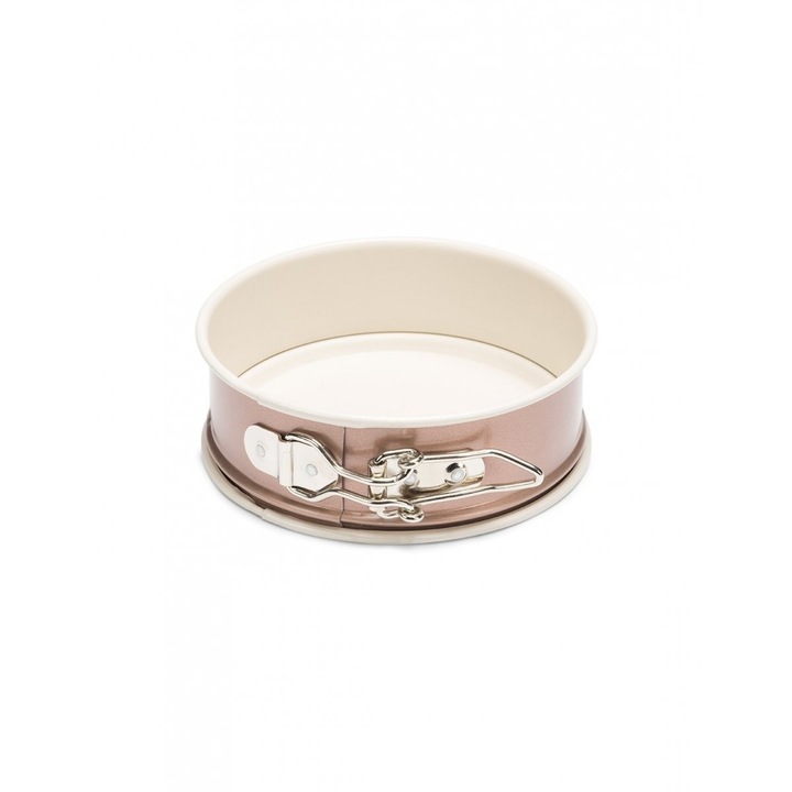 Forma prajitura, Patisse, Ceramica, 12 cm, Roz/Bej