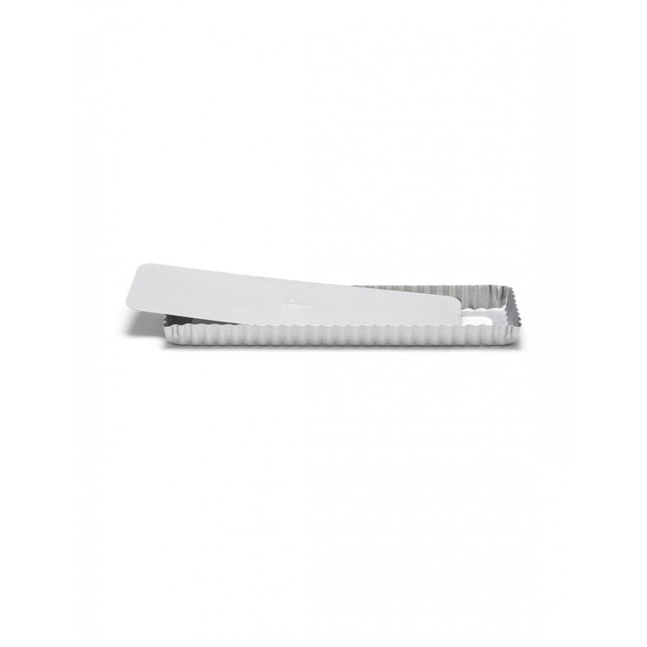 Forma prajitura cu fund detasabil, Patisse, Otel, 35x11cm, Argintiu