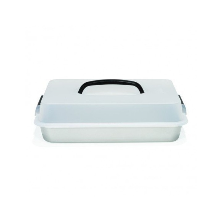 Forma pentru tort cu capac, Patisse, Otel, 35 x 24 cm, Albastru