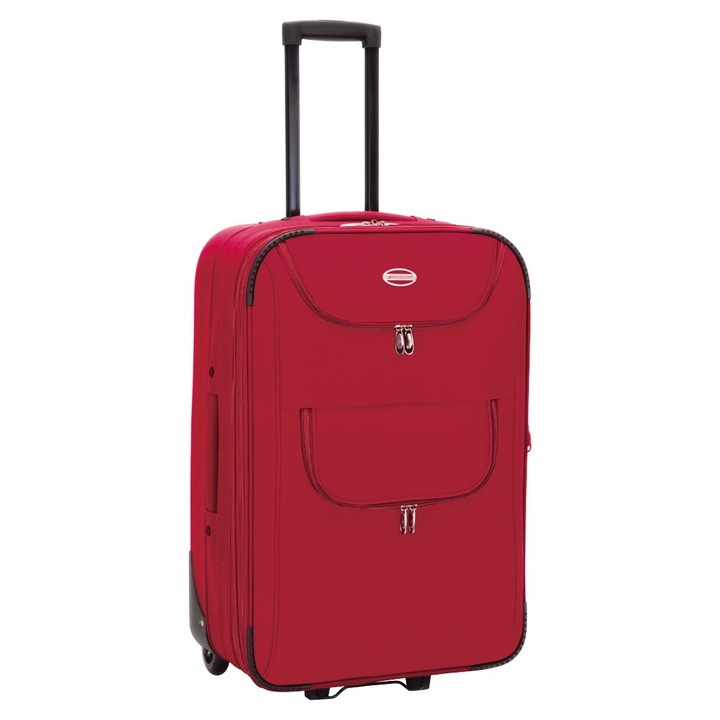 Troler Extra Large, Extensibil, 2 Roti, Madisson, SW38104 - 83 cm, Rosu