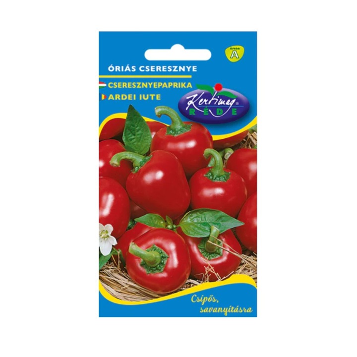 Seminte de ardei Cireasa uriasa, 0.5 grame, Kertimag
