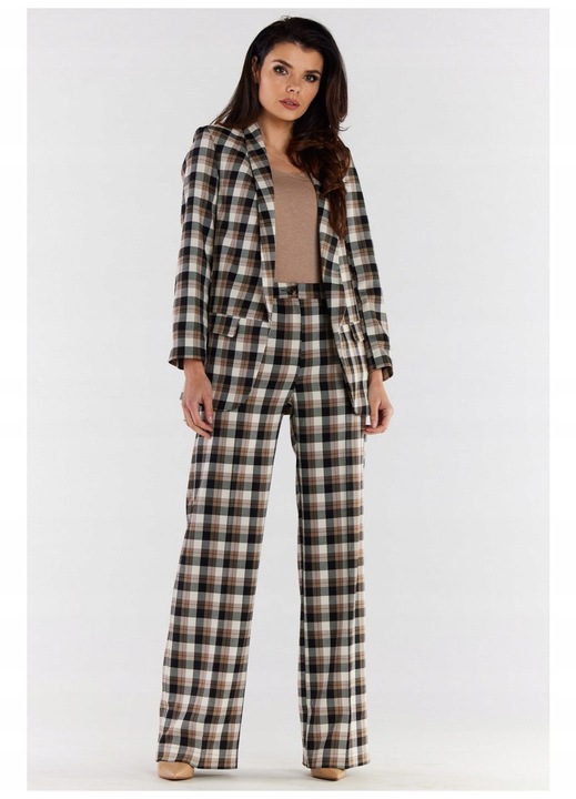 Pantaloni Lungi Carouri Elegant A493, Multicolor