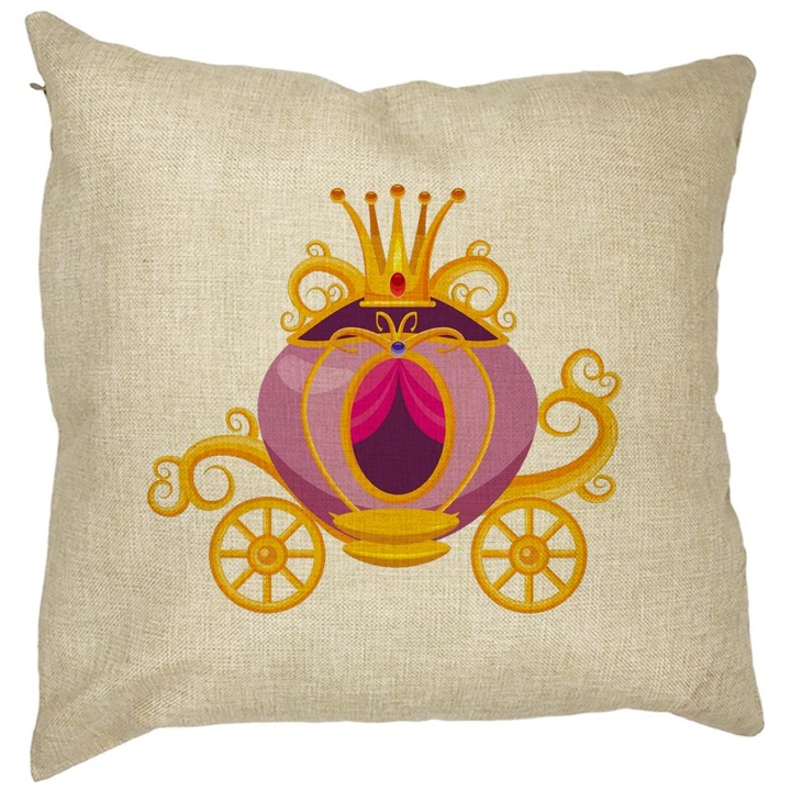 Royal Horse Square dekoratív párna, 40x40 cm, levehető huzat, fújtató