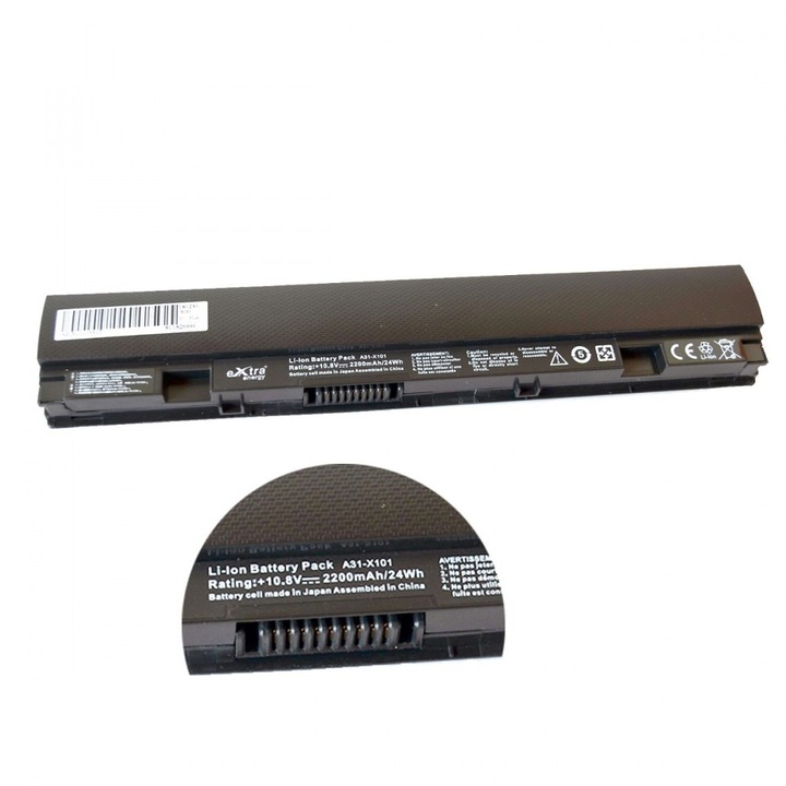 Батерия за лаптоп, съвместима с Asus X101C X101H A32-X101