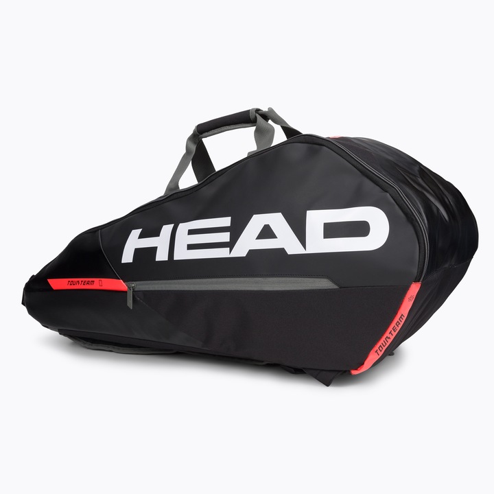 Чанта за тенис, HEAD, полиестер, черно/оранжево