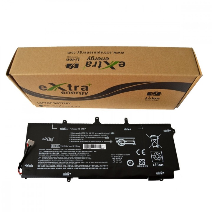 Laptop Akkumulátor HP EliteBook Folio 1040 G1 BL06XL HSTNN-DB5D 72229