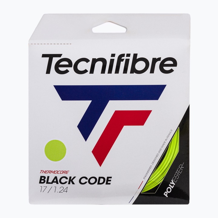 Кордаж за тенис ракета, Tecnifibre, 12м, жълт