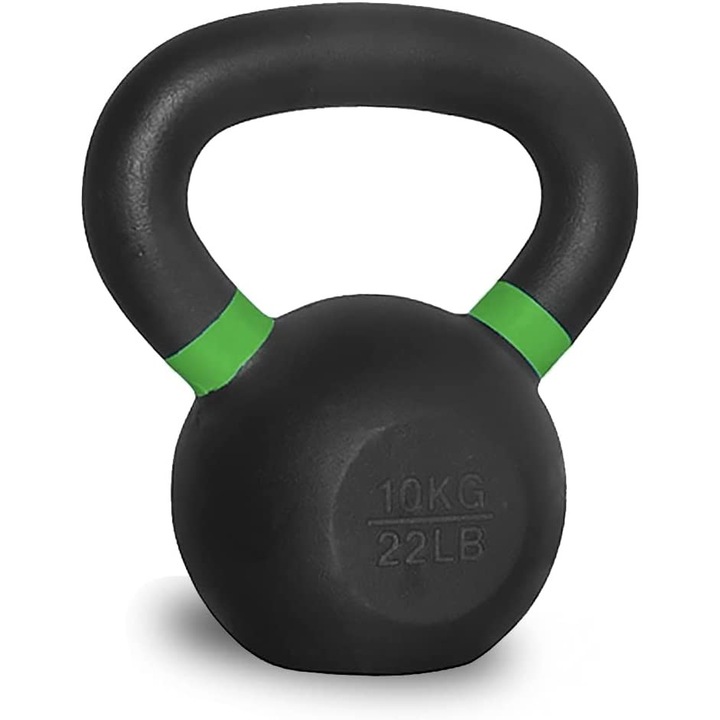 Тежести Zoco Body Fit HL011, с дръжка, 10 кг, черни