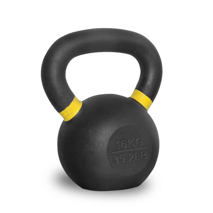 Тежести Zoco Body Fit HL011, с дръжка, 16 кг, черни