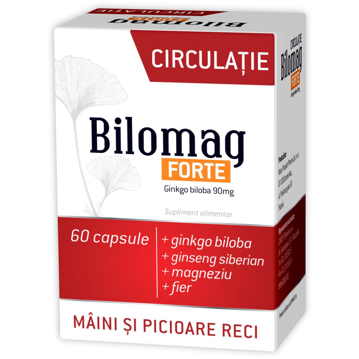 Bilomag Forte Circulatie, Zdrovit, 60 capsule.