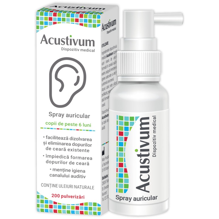 Acustivum spray auricular, Zdrovit, 20 ml