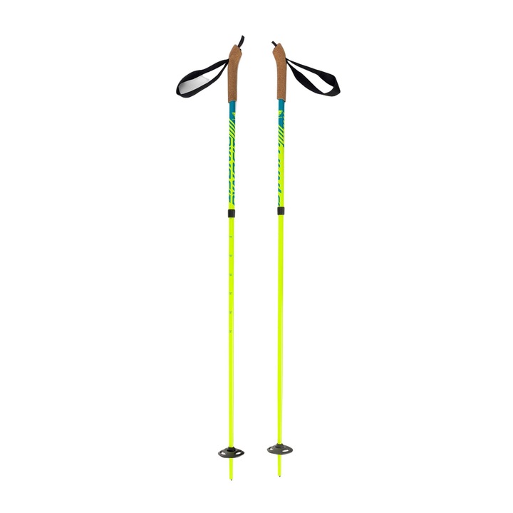 Bete de ski pentru copii, Dynafit, Aluminiu, 85-115cm, Galben