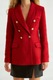 Kiszélesedő kabát gombokkal, piros45, Piros