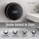 Dozator automat pentru Sapun spuma sau lichid, montat pe perete, Display inteligenta, senzor de miscare, fara atingere, baterie reincarcabila 2000 mAh, 300 ml, negru