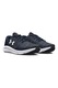Under Armour, Pantofi usori cu logo Charged Pursuit 3 pentru alergare, Alb, Gri inchis, 9