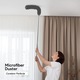 Pamatuf 3in1 TNS, Pentru Curatat Praful, Maner Aluminiu Extensibil Pana la 250 cm, Pentru locuri greu Accesibile, Usor de Folosit/Curatat, Gri Cenusiu