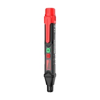 Detector scurgeri de gaz HT60, Darklove, ecran LED, Cu alarma sonora si vizuala, Detector portabil de gaze, pentru a localiza sursele de scurgeri de gaze combustibile, Negru/Rosu, 17 x 4 x 3 cm