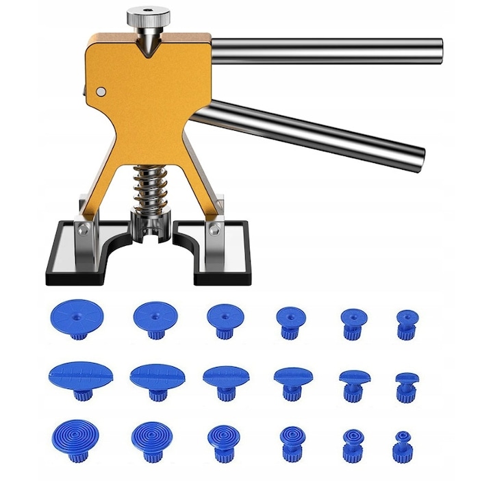 Kit de indreptare a loviturilor, adanciturilor pentru caroserie, Auriu