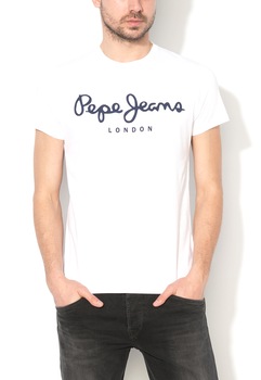 pepe jeans london tricou slim fit alb cu logo original imagen 4_0_
0