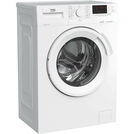 Masina de spalat rufe Beko WUE8726XST, 8 kg, 1400 RPM, SteamCure, AddXtra, Clasa A, Motor ProSmart Inverter, Alb