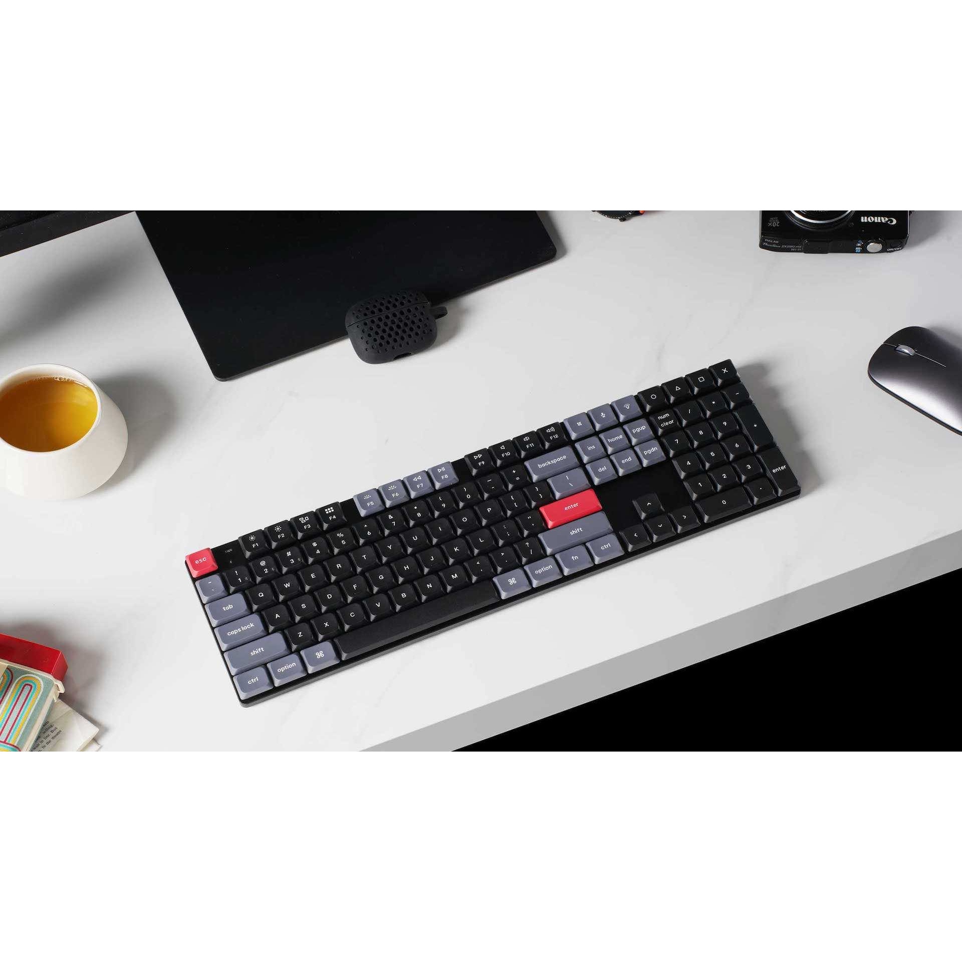 Безжична механична клавиатура Keychron K5 Pro QMK/VIA Full Size, RGB ...