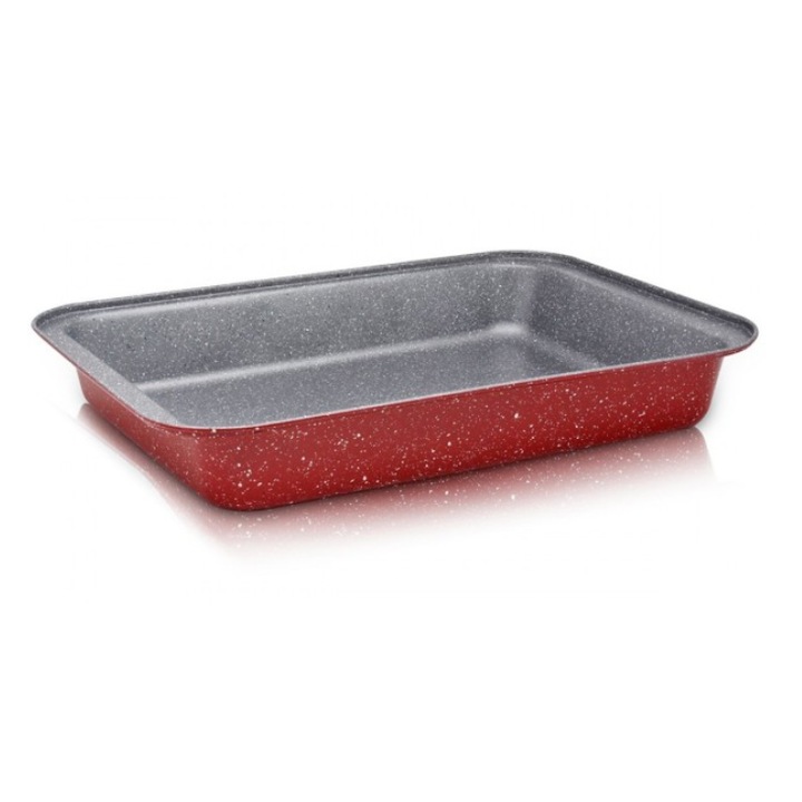 Tava de copt din otel carbon, 39,5x30x6,5cm, Bohmann