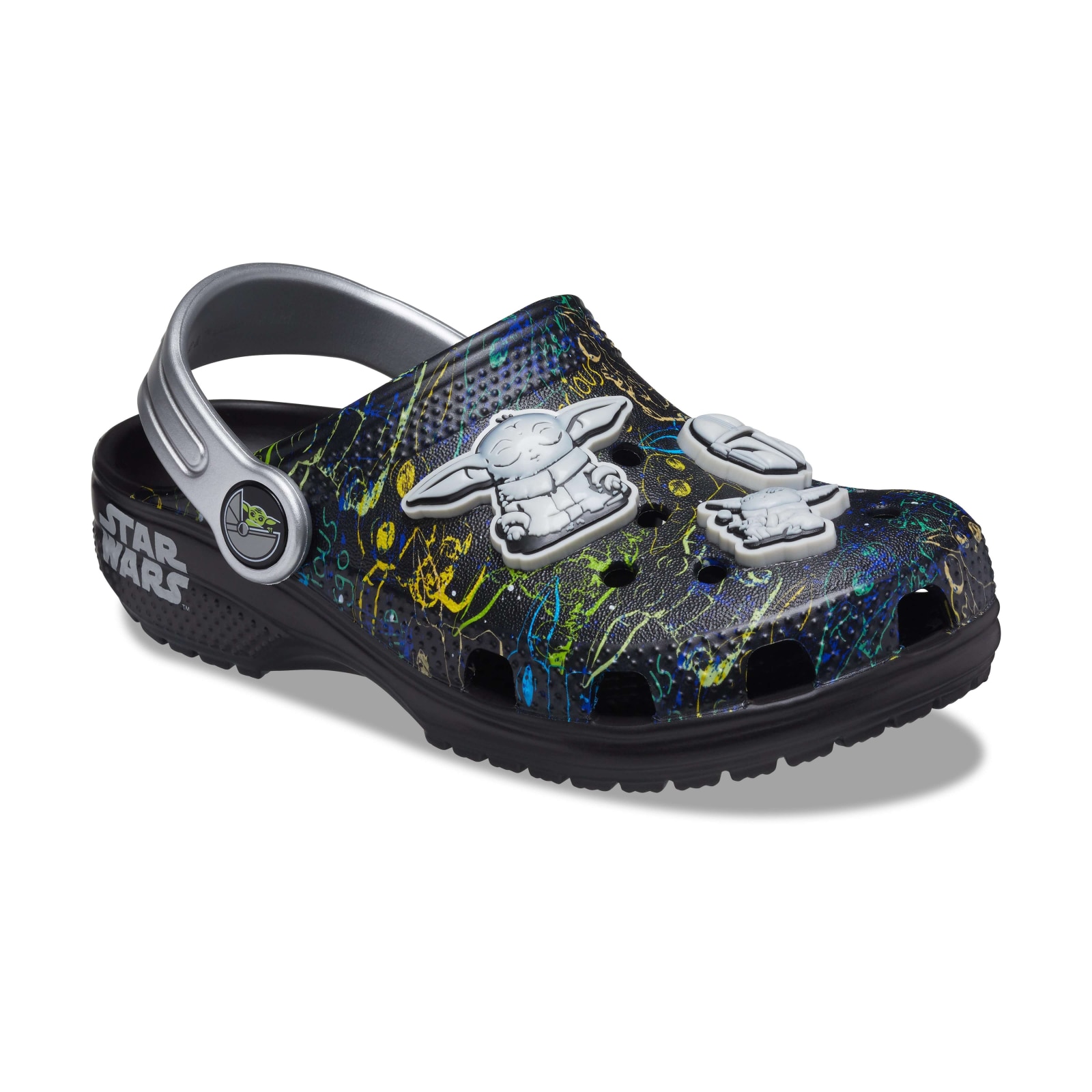 Saboti Crocs Classic Grogu - 207894-001 Negru 22-23 EU - eMAG.ro