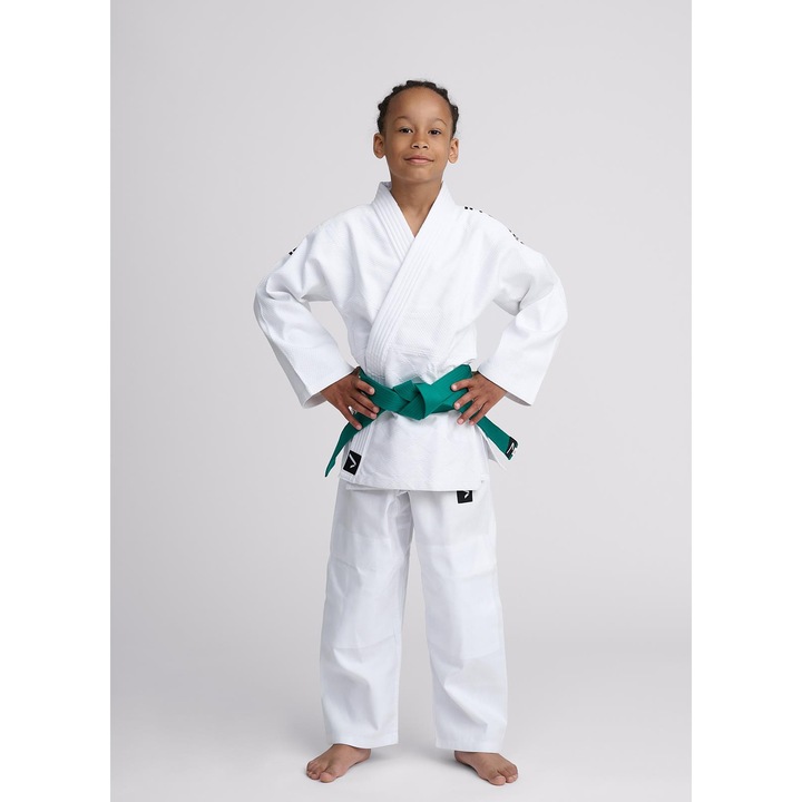 Кимоно за джудо KIDS Ippon Gear GI NXT с бродерия, Бял