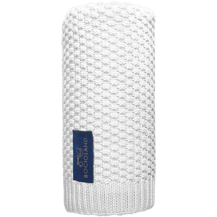 Patura bambus 80x100 cm Alb