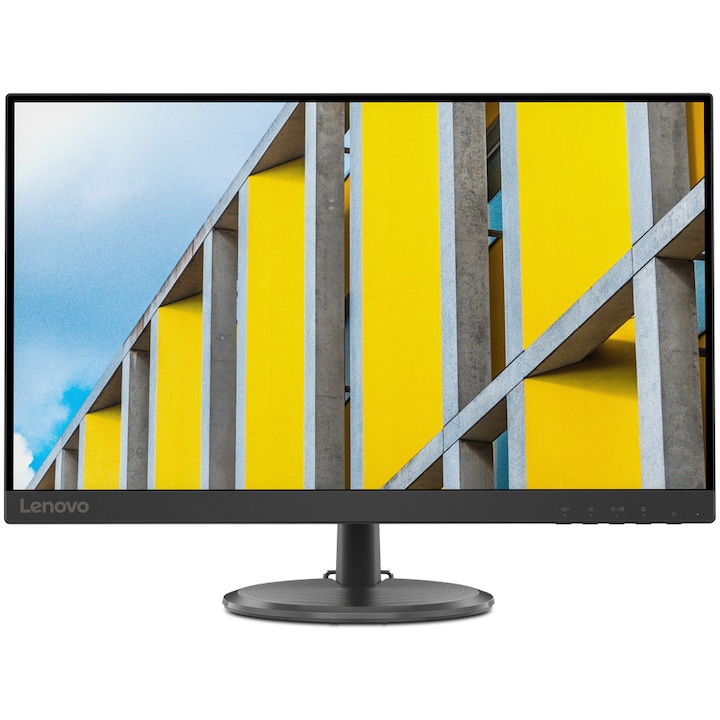 Lenovo D27q-30 LED monitor, 27" VA, WQHD, HDMI, FreeSync, fekete,