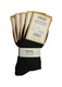 Set 5 bucati sosete barbati, 100%Bumbac fara cusatura, masura 39-42, Negru, Bleumarin, Gri inchis