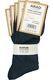 Set 5 bucati sosete barbati, 100%Bumbac fara cusatura, masura 39-42, Negru, Bleumarin, Gri inchis