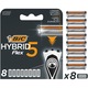 Rezerve aparat de ras, 5 lame, BIC Hybrid Flex 5
