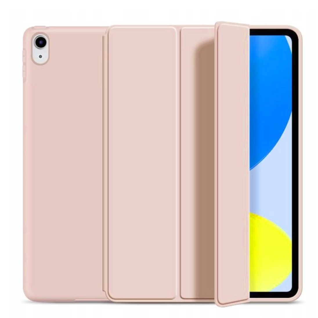 Husa pentru Apple iPad 10GEN 10.9 2022, Piele ecologica, Roz