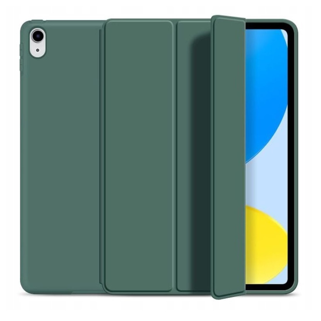 Husa Apple iPad 10, Functie Wake-Up, Verde
