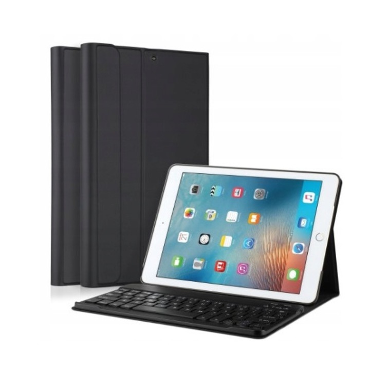 Apple iPad 9.7 tok, ökológiai bőr, fekete