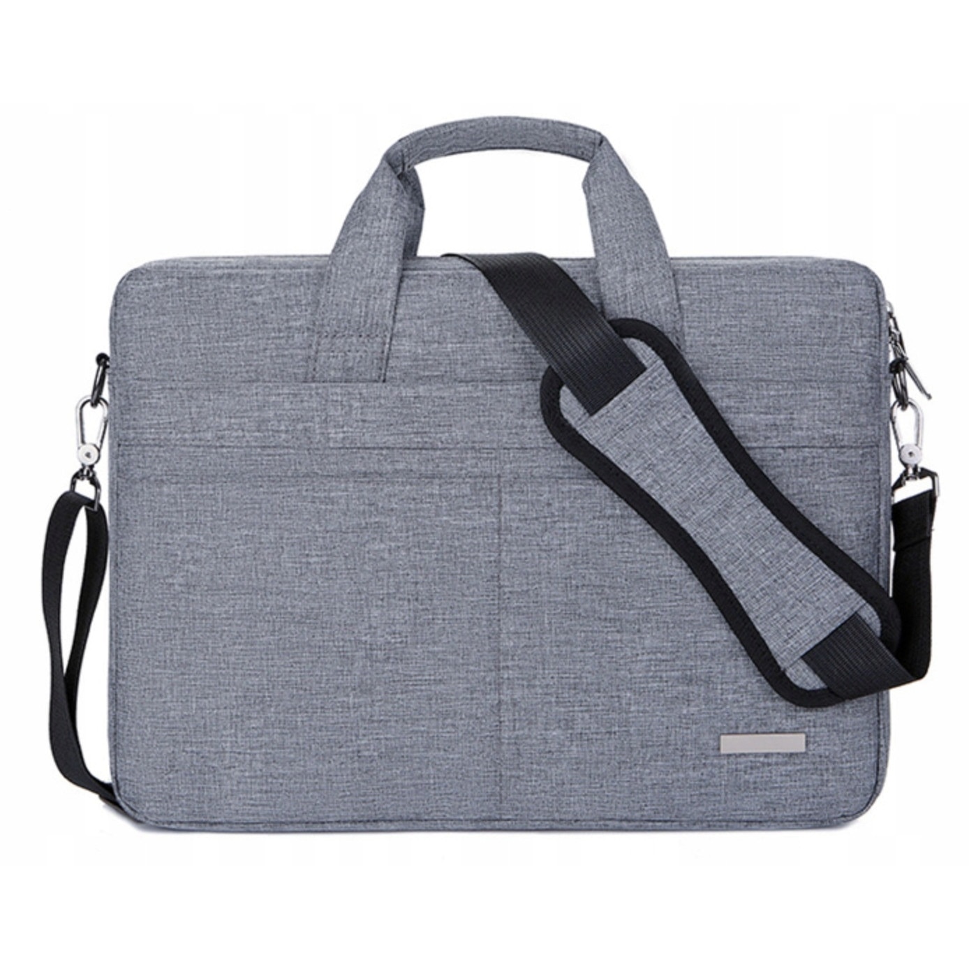 Husa pentru laptop, 15.6 inch, Textil, Gri