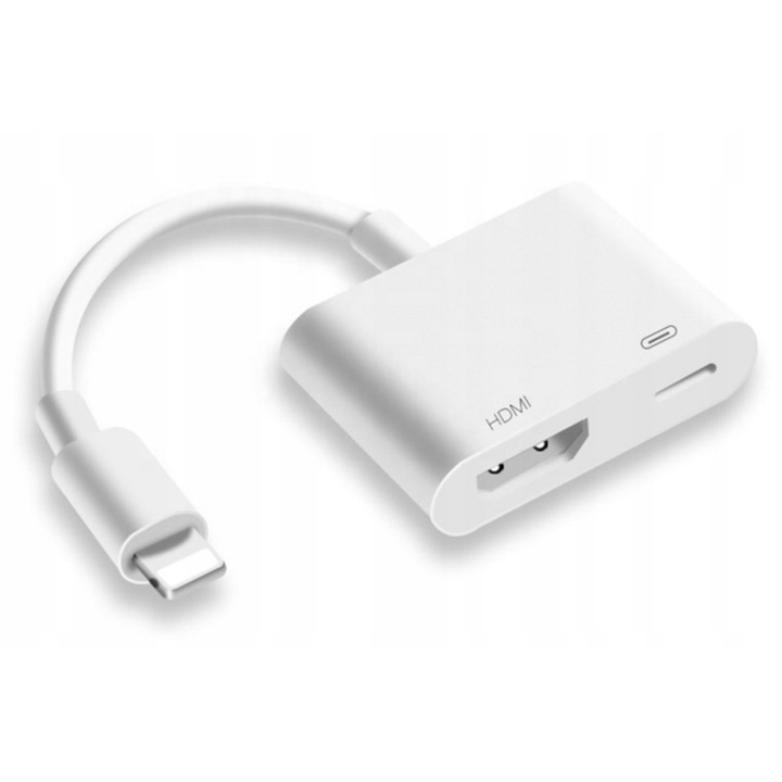 ADAPTOR HDMI Lightning pentru iPad 9.7, Alb
