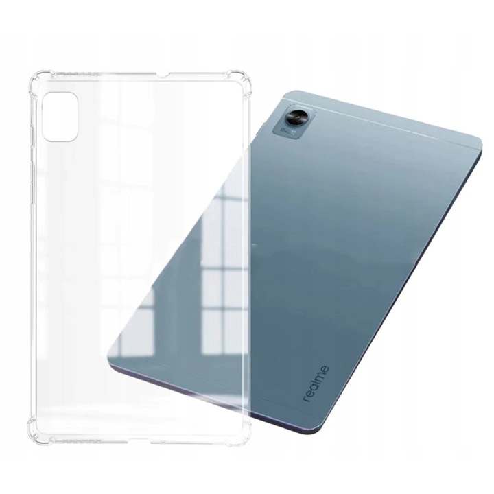 Tablettok, Kompatibilis a REALME Pad MINI 8.7-tel, Szilikon, Átlátszó